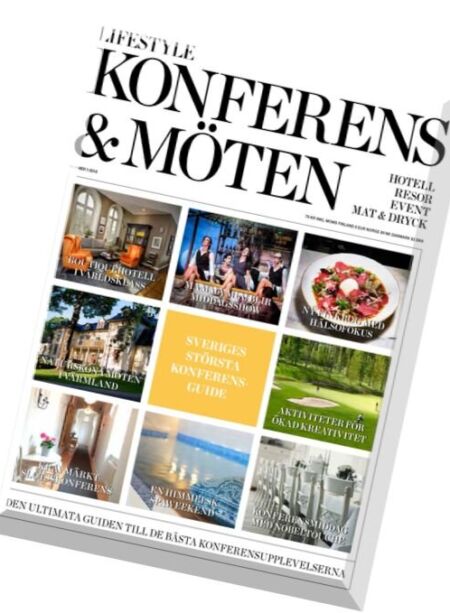 Lifestyle Konferens & Moten – Nr.1, 2016 Cover