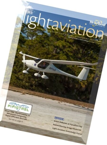 Light Aviation – Issue 2, 2016 Cover
