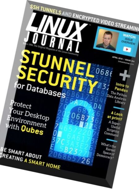 Linux Journal – April 2016 Cover