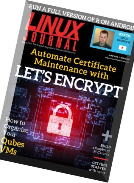 Linux Journal – June 2016 Cover