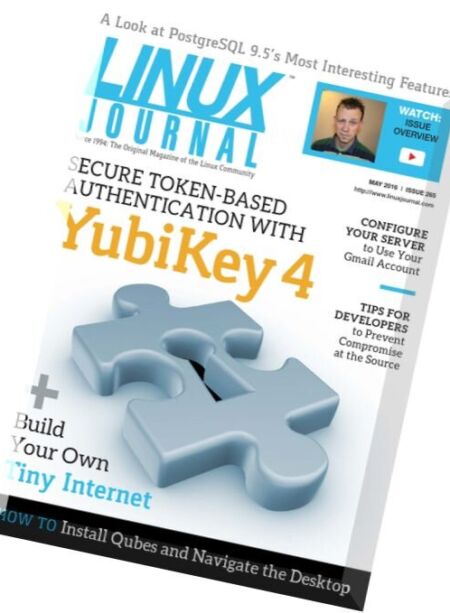 Linux Journal – May 2016 Cover