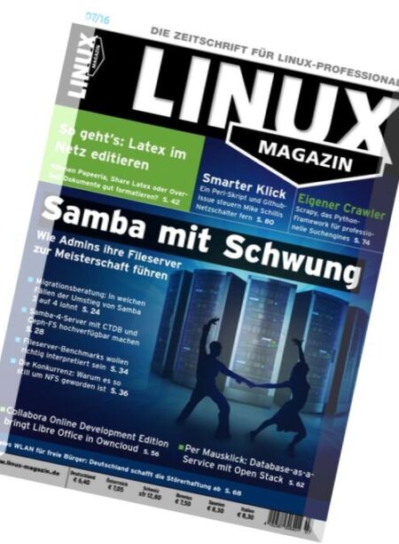 Linux-Magazin – Juli 2016 Cover
