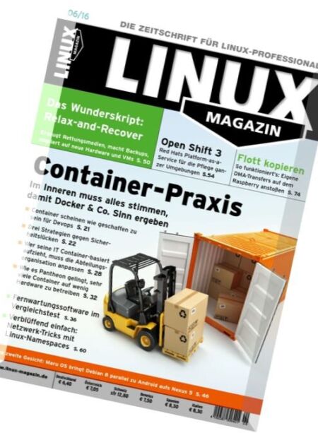 Linux-Magazin – Juni 2016 Cover