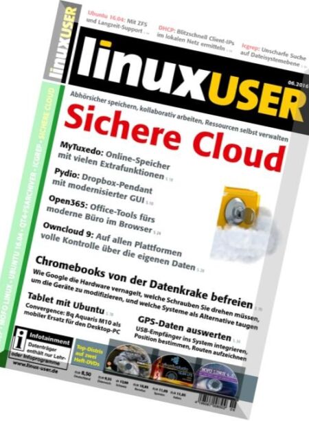 LinuxUser – Juni 2016 Cover