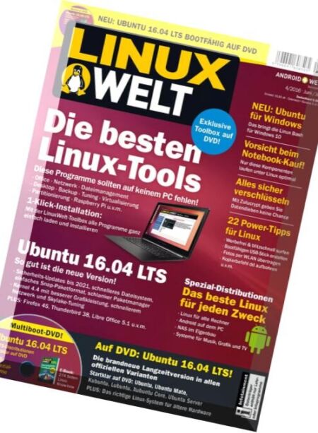 LinuxWelt – Juni-Juli 2016 Cover