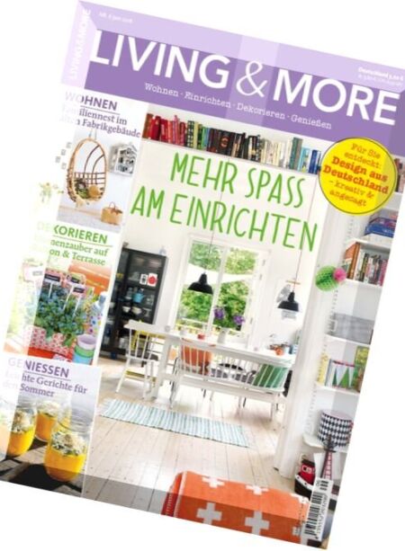 Living & More – Juni 2016 Cover