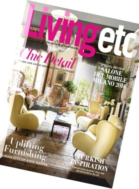 Living Etc Indonesia – Mei 2016 Cover