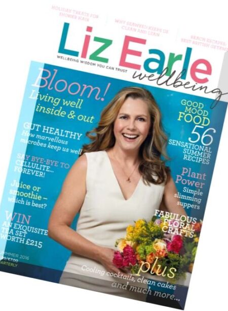 Liz Earle Wellbeing – Summer 2016 Cover
