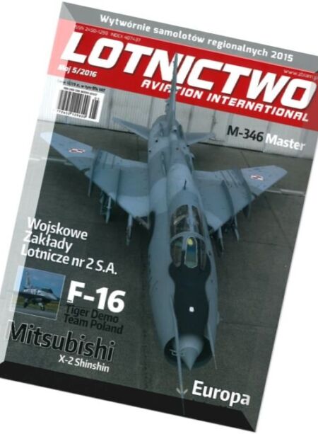 Lotnictwo Aviation International – 2016-05 Cover