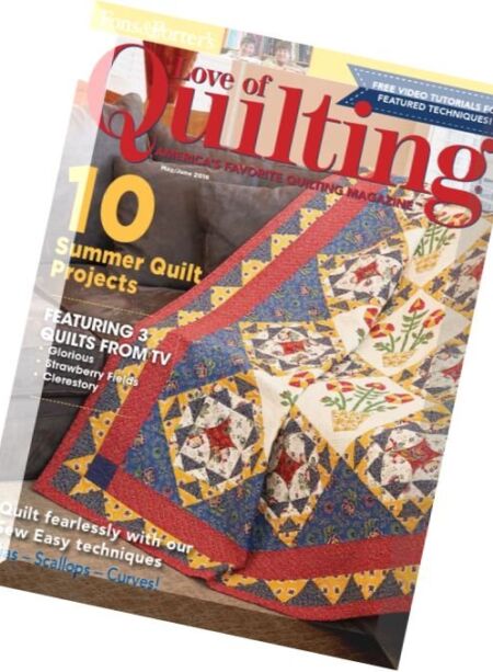Love of Quilting – May-June 2016 Cover