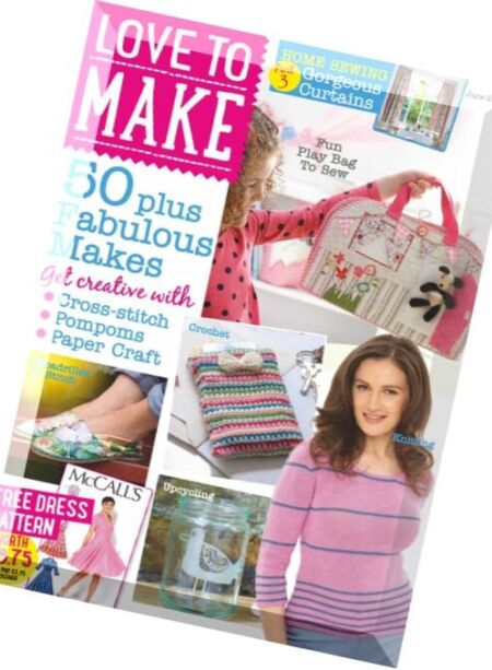 Love to make with Woman’s Weekly – June 2016 Cover