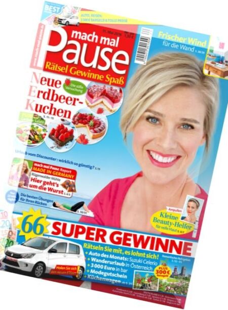 Mach mal Pause – 11 Mai 2016 Cover