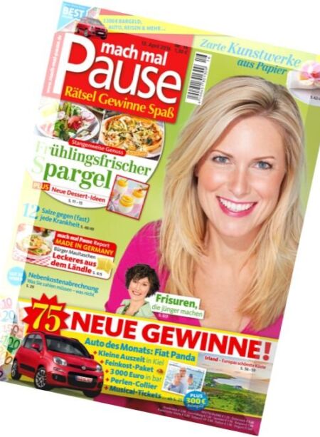 Mach mal Pause – 13 April 2016 Cover