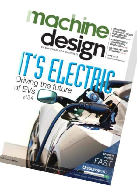 Machine Design – June 2016 Cover