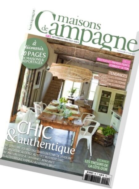 Maisons de Campagne – Septembre-Octobre 2015 Cover