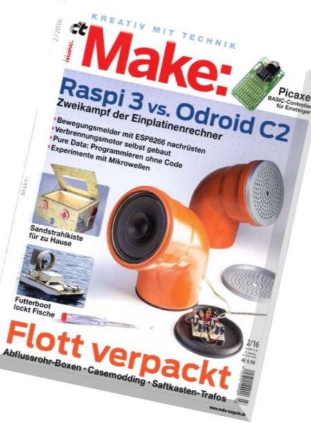 Make (c’t Hacks) – 02-2016 Cover
