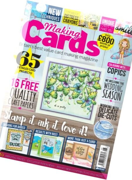 Making Cards – June 2016 Cover