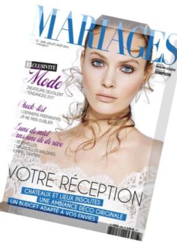 Mariages – Juin-Aout 2016