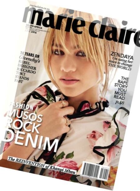 Marie Claire South Africa – June 2016 Cover