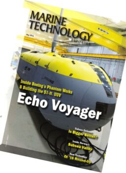 Marine Technology Reporter – May 2016