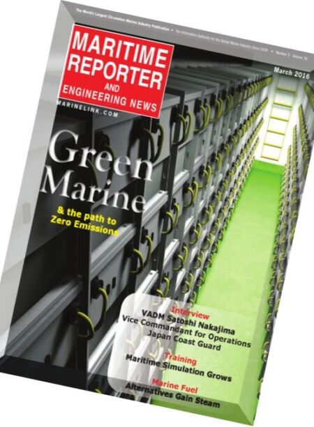 Maritime Reporter – March 2016 Cover