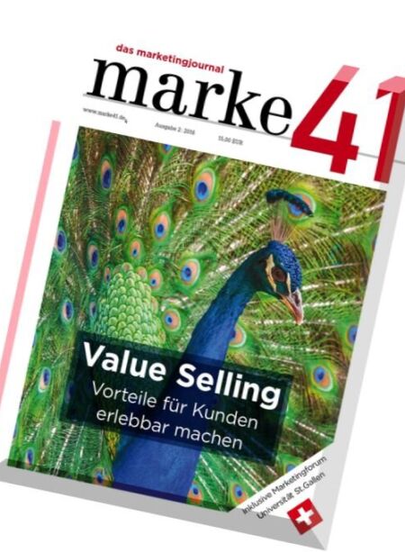 Marke 41 – Nr.2, 2016 Cover