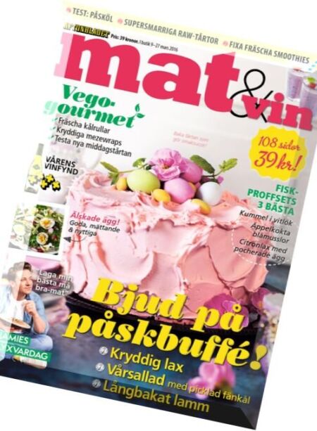 Mat & Vin – 9 Mars 2016 Cover