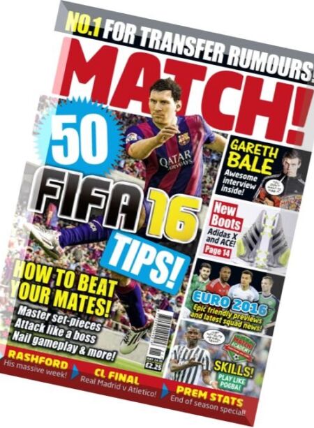 Match! – 24 May 2016 Cover