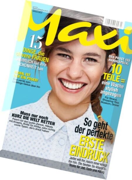 Maxi – Juli 2016 Cover