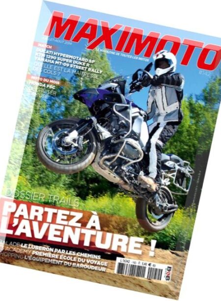 Maximoto – Juillet-Aout 2014 Cover