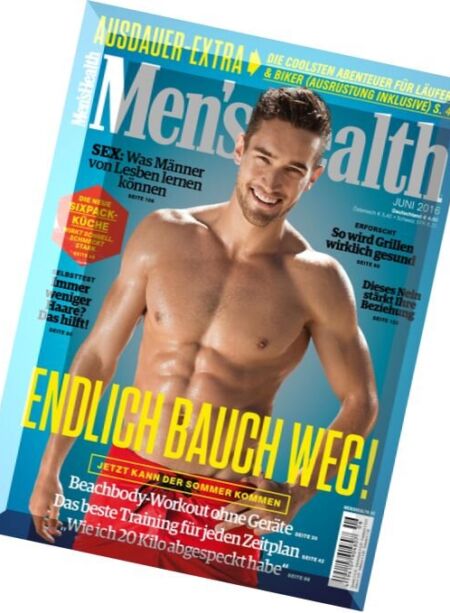 Men’s Health Germany – Juni 2016 Cover