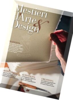 Mestieri d’Arte & Design – Aprile 2016