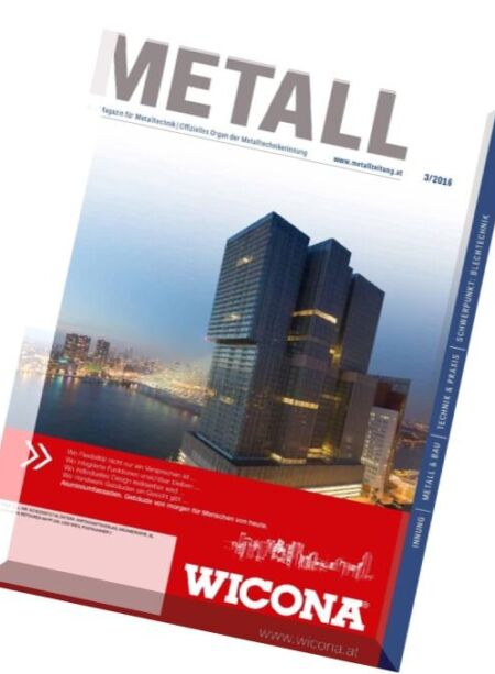 Metall – Marz 2016 Cover