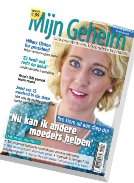 Mijn Geheim – Nr.10, 2016 Cover