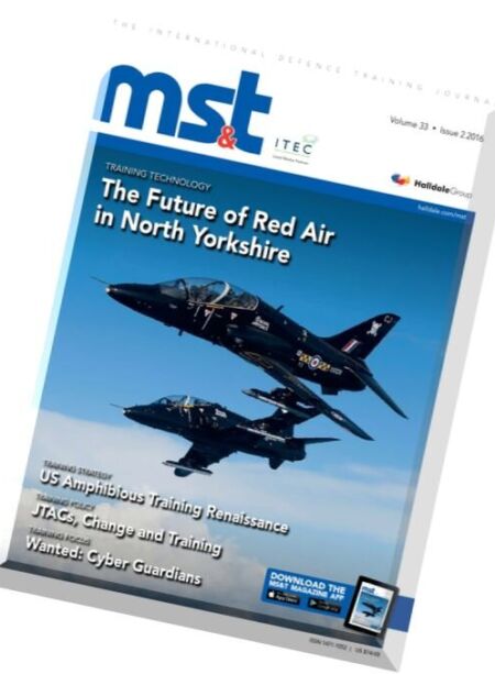 Military Simulation & Training Magazine – Vol 33, Issue 2, 2016 Cover