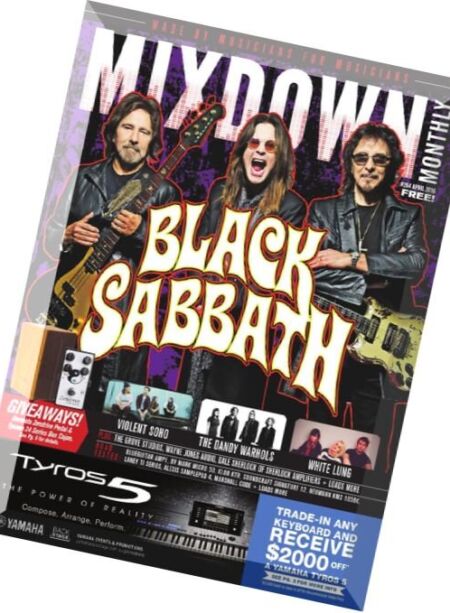 Mixdown Magazine – April 2016 Cover