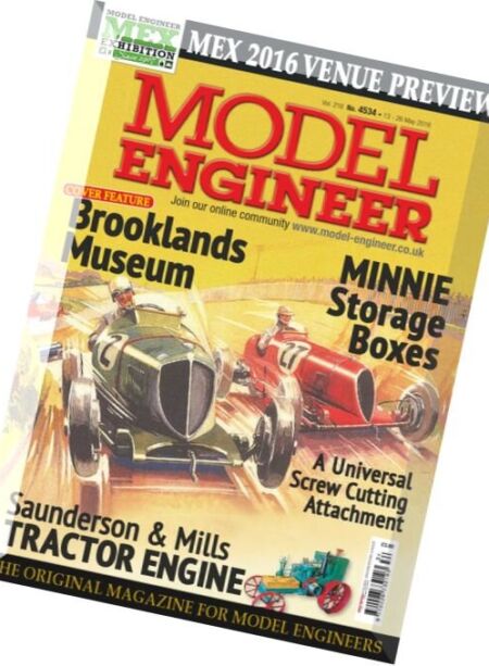 Model Engineer – 13 May 2016 Cover