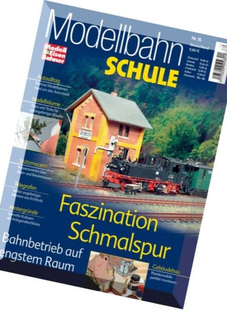 Modellbahn Schule – Nr.16 Cover