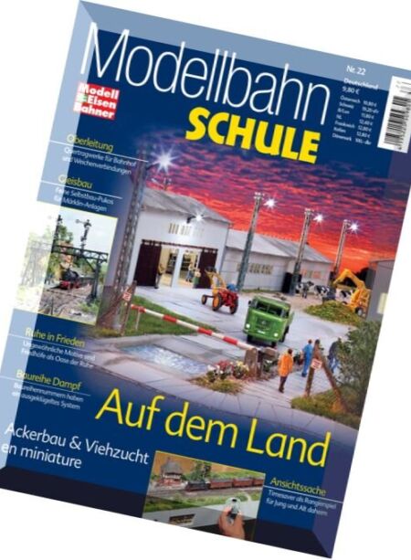 Modellbahn Schule – Nr.22 Cover