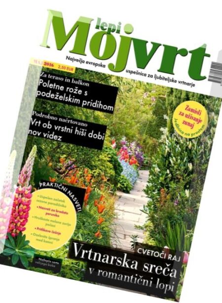 Moj lepi vrt – Maj 2016 Cover