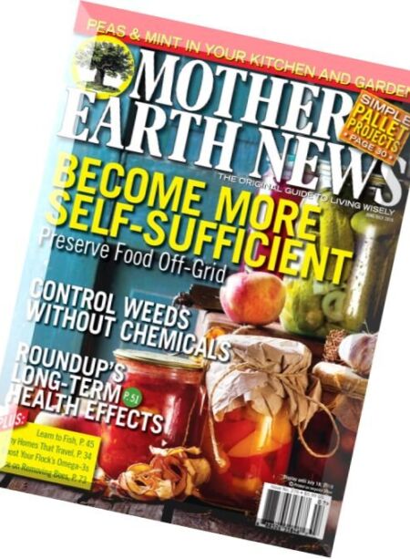 MOTHER EARTH NEWS – June-July 2016 Cover