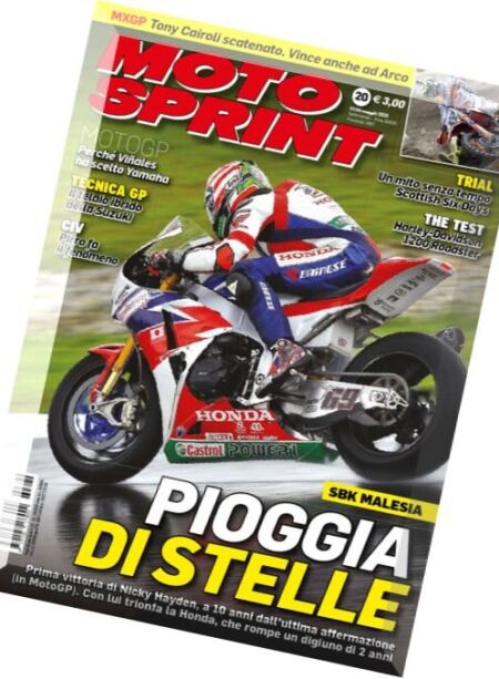 Moto Sprint – 17 Maggio 2016 Cover