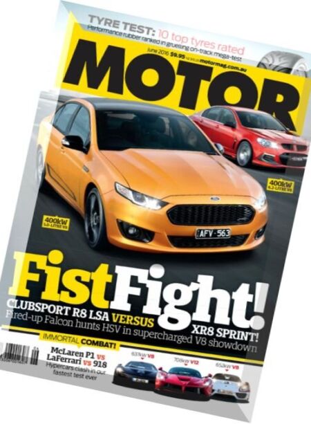 Motor Australia – June 2016 Cover