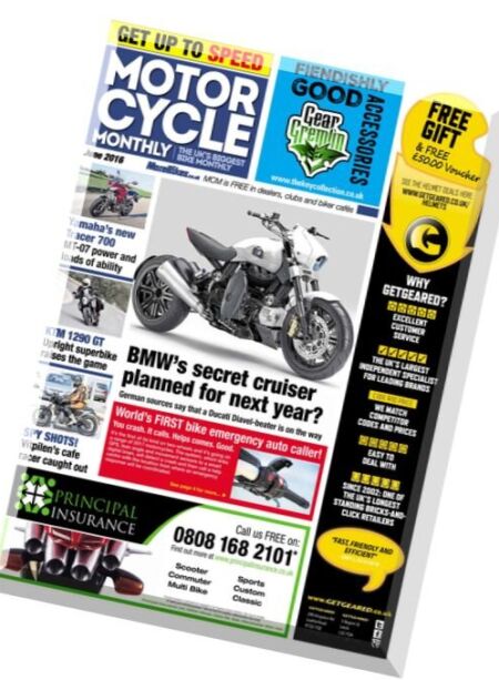 Motor Cycle Monthly – June 2016 Cover
