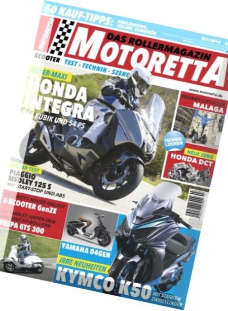 Motoretta – Mai 2016 Cover