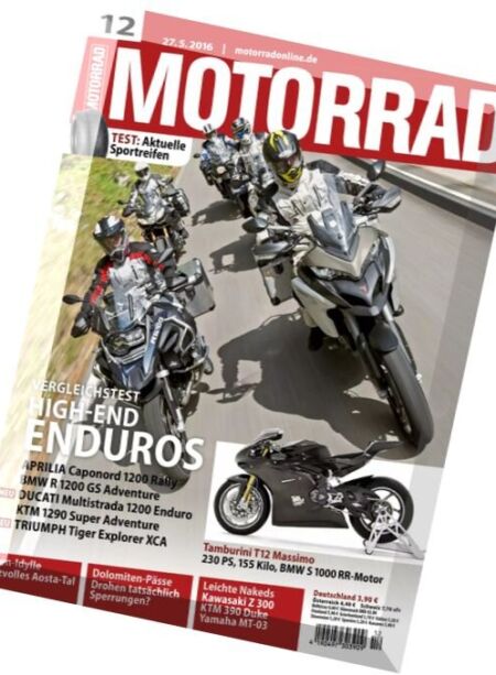 Motorrad – 27 Mai 2016 Cover