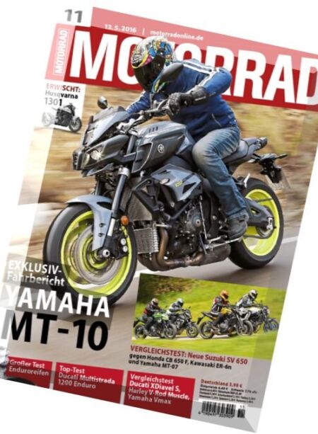 Motorrad Magazin – N 11, 14 Mai 2016 Cover