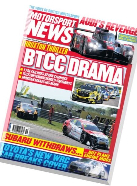 Motorsport News – 11 May 2016 Cover