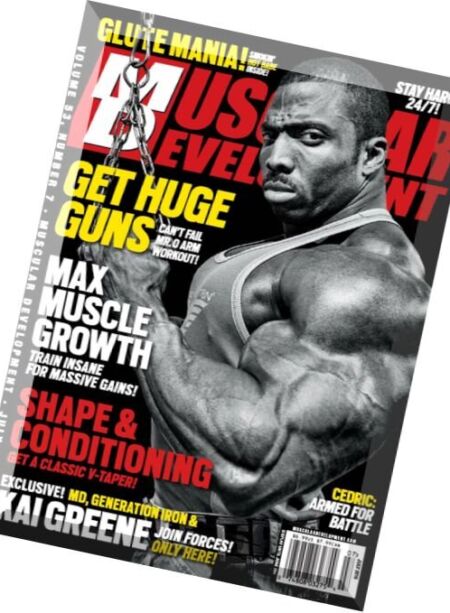 Muscular Development – July 2016 Cover