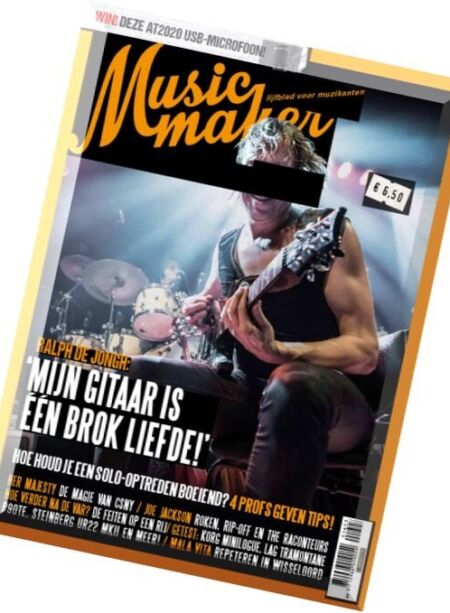 Music Maker – April 2016 Cover